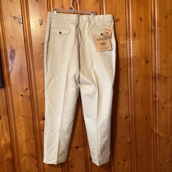 Size 36/30Men’s Savane pants zipper and button New with tags Scotchguard - Picture 4 of 6